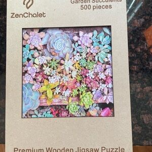 ZenChalet Succulent Spectrum Puzzle - 500 Pieces